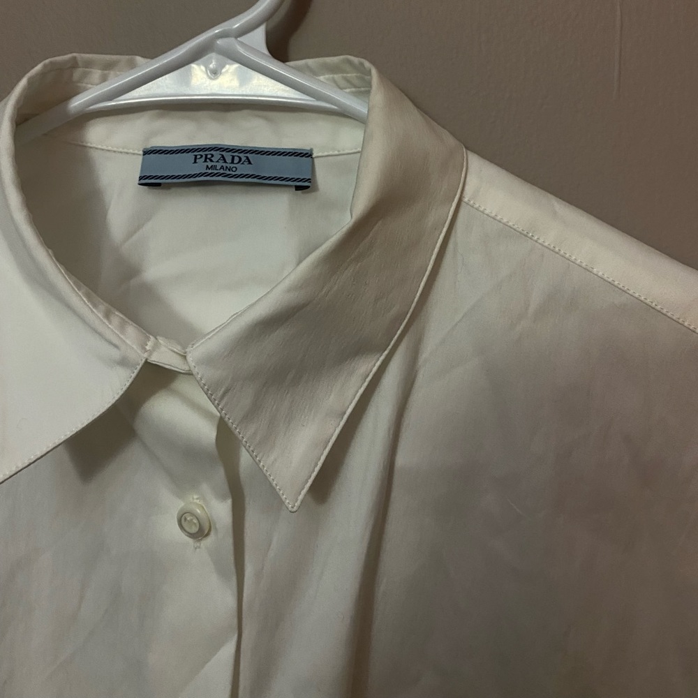 Prada Button Down Long Sleeve Top - image 4